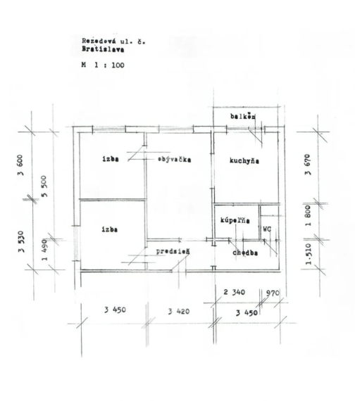priestranný 3 izbový byt v obľúbenej lokalite