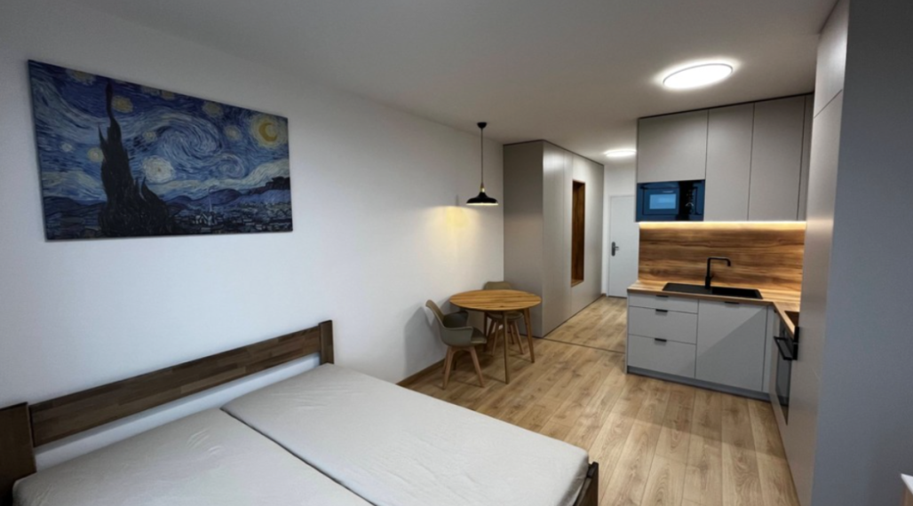 prenájom 1-izbového bytu s parkovacím státím