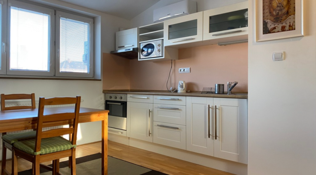 samostatný 1-izbový podkrovný byt v rodinnom dome